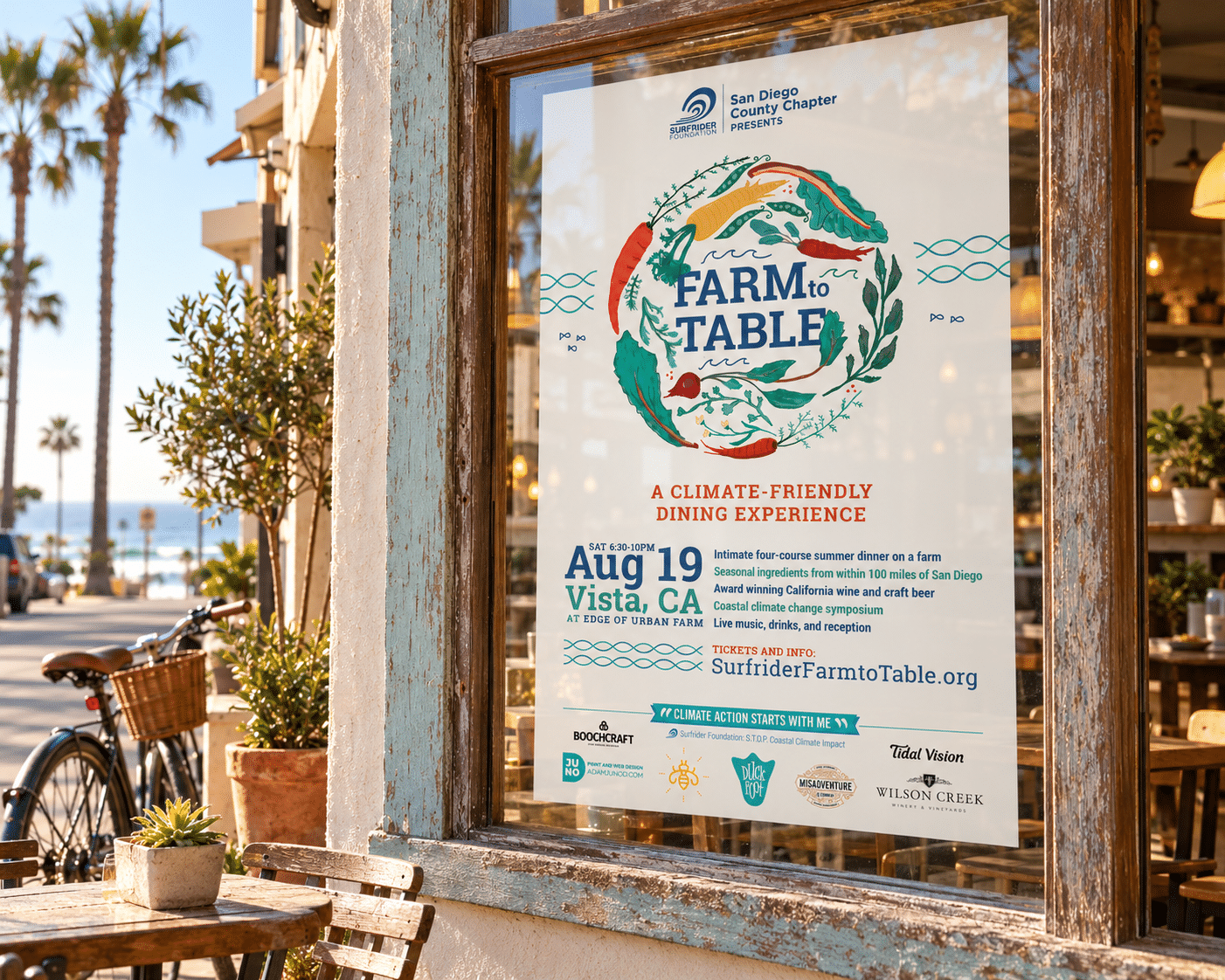 Adam Junod Creative Director - Farm to Table - The Surfrider Foundation -